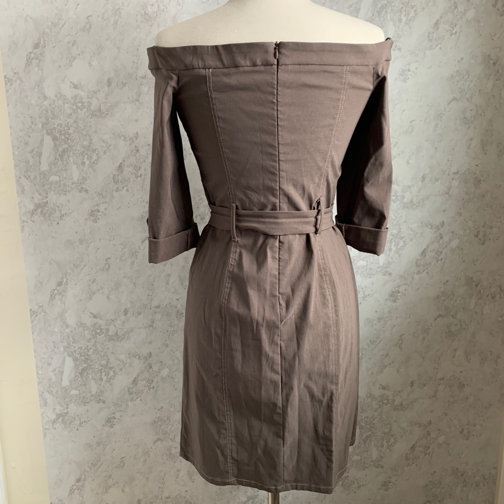 Vintage Joseph Ribkoff Button Down Front Dress 8 - Picture 4 of 7